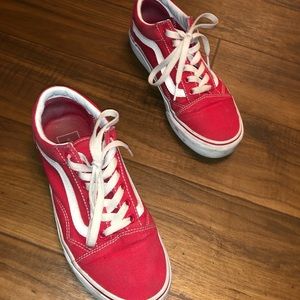 Red Old Skool Vans